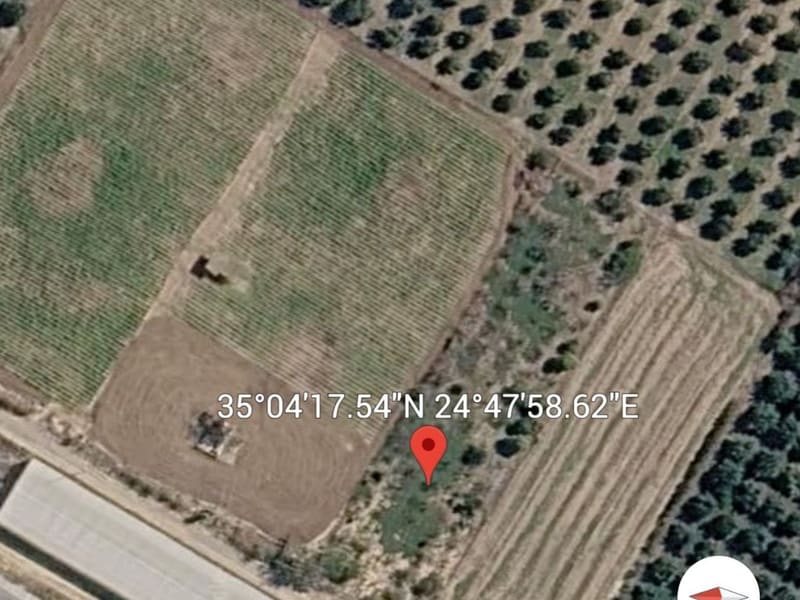 Αεροφωτογραφία του αγροτεμαχίου